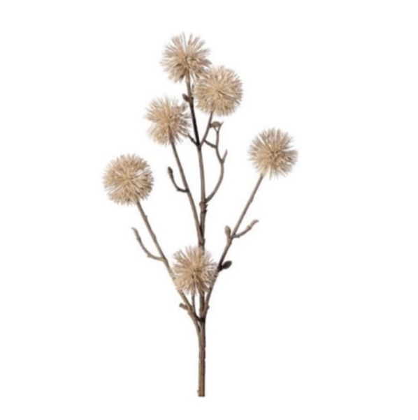 Ivory Thistle Ball Stem