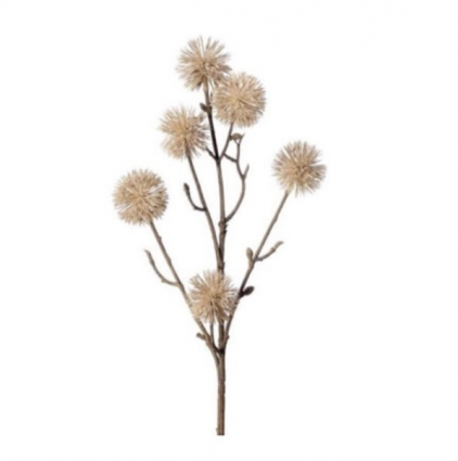 Ivory Thistle Ball Stem