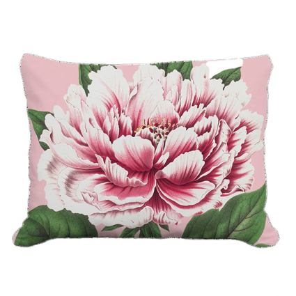 PILLOW, 19" X 24" RETRO PEONY