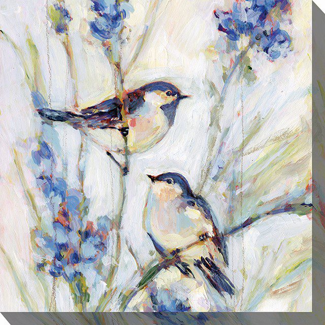 Blue Meadow Wall Art 2 24X24