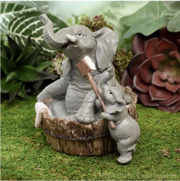 Fairy Garden Bathtime Fun Elephant