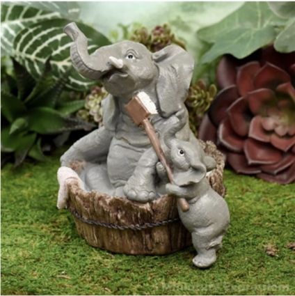 Fairy Garden Bathtime Fun Elephant