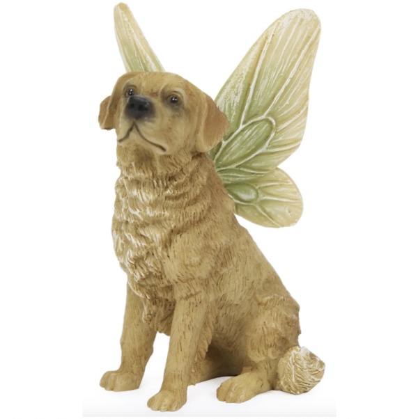 Fairy Garden Golden Retriever Fairy