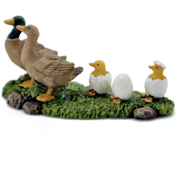 Fairy Garden Duck Family