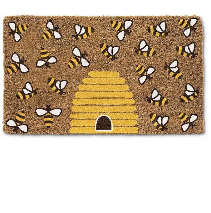 Bee & Beehive Doormat
