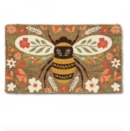Floral Bee Doormat