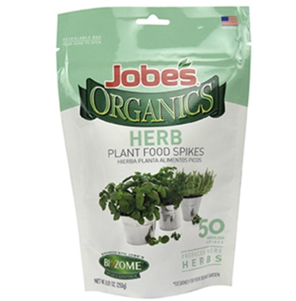 JOBES SPIKES,  HERB 50PK ORGANIC