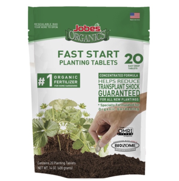 Jobes Organics Fast Start Planting Tablets 20 packs
