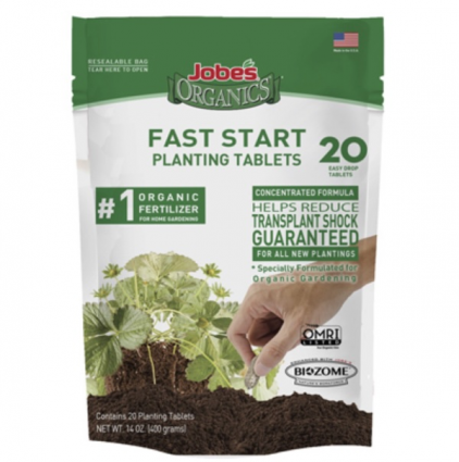 Jobes Organics Fast Start Planting Tablets 20 packs