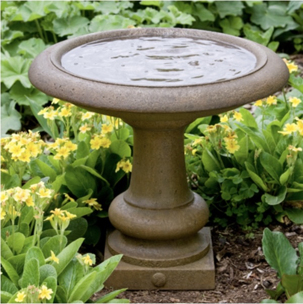 Williamsburg Concrete Birdbath