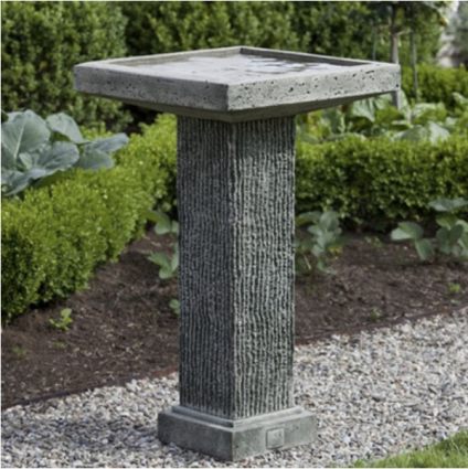 Reef Point Concrete Birdbath