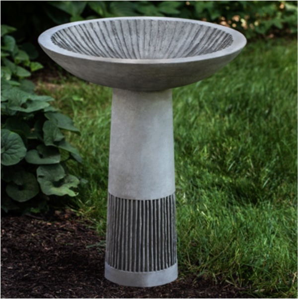 Equinox Concrete Birdbath