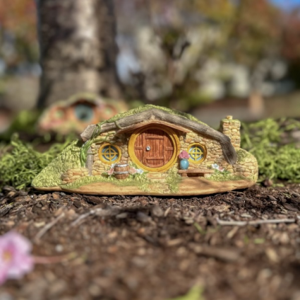 Cobblestone Fairy Nock House 9" x 3"