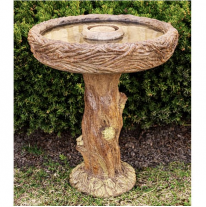 Birds Nest Concrete Birdbath