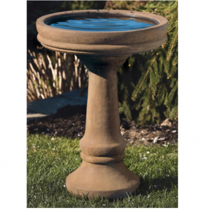 Plain And Simple Concrete Bird Bath