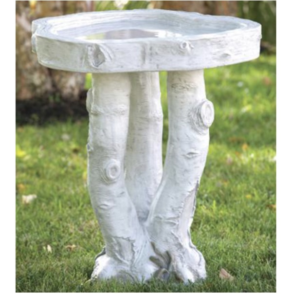 Birchwood Stained Concrete Birdbath