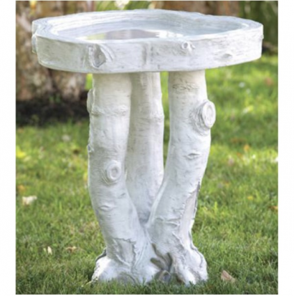 Birchwood Stained Concrete Birdbath