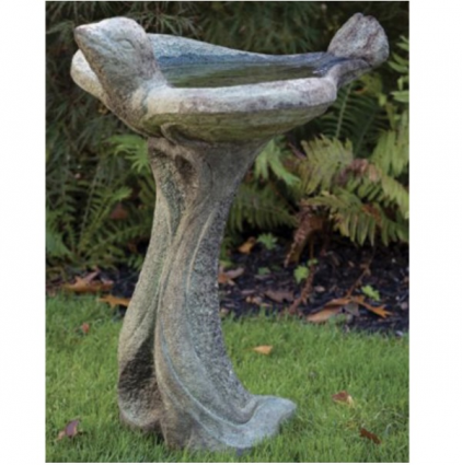 All Birds Concrete Birdbath