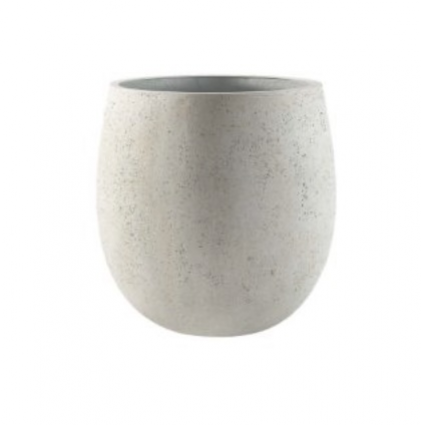 White Crucible Haku Planter 16" 