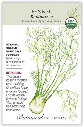 Organic Romanesco Fennel Seeds