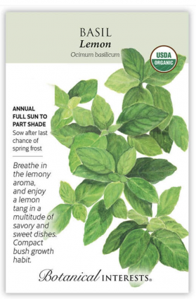 Organic Lemon Basil Seeds