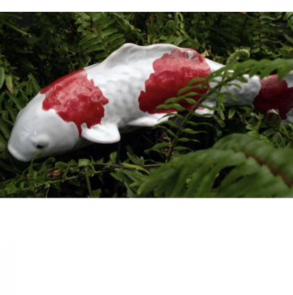 Fuji Red Koi Plant Stake