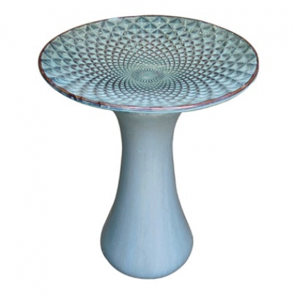 Fibonacci Bird Bath 21"