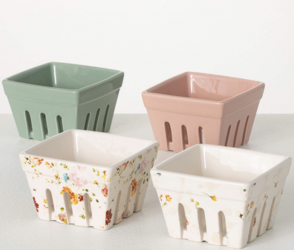 Berry Bowl Container 4" (Sold Separately)