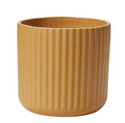 Ochre Beam Pot 3.25" X 2.75" 