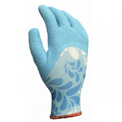 Digz Long Cuff Stretch Knit Gloves with Full Finger Foam Latex (L)