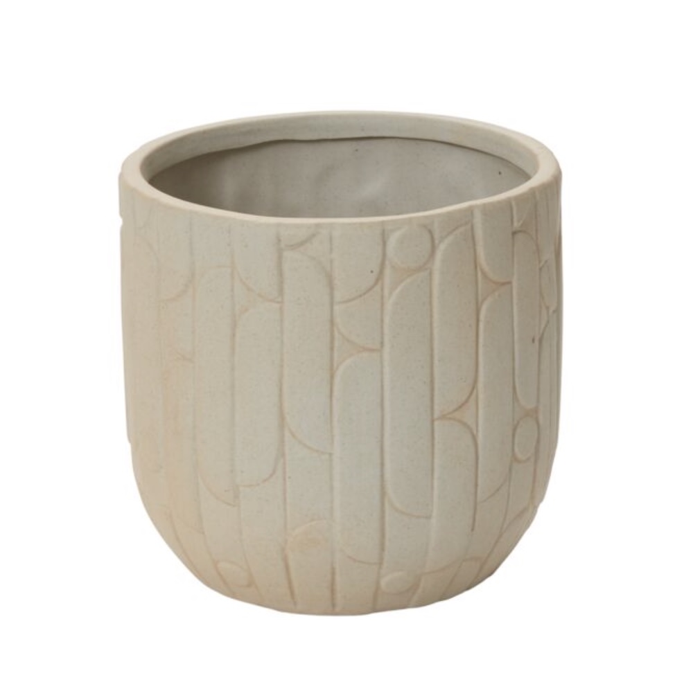 Bisque Winslow Pot 6.5" X 6.5"