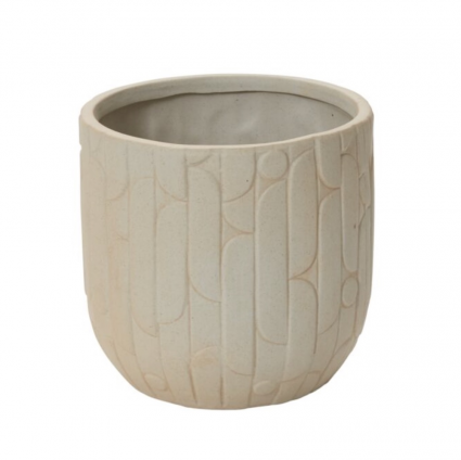 Bisque Winslow Pot 6.5" X 6.5"