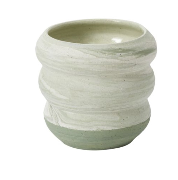 Green Greenway Pot  6" X 6" 