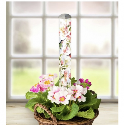 Hummingbird Haven Art Pole 16" 