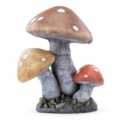 Large 3-White Dot Mushrooms