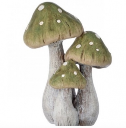 Triple Green Mushrooms 7.5"