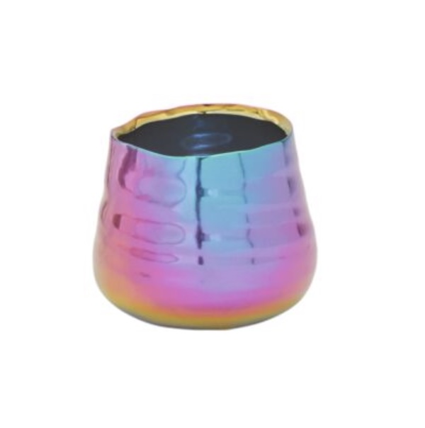 Iridescent Tegan Pot 3.25"X3" 