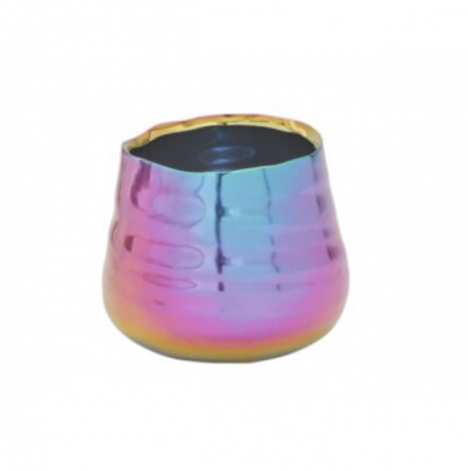 Iridescent Tegan Pot 3.25"X3" 