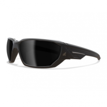 Dawson Safety Glasses - Black Frame with Smoke Vapor Shield Anti-Fog Lens