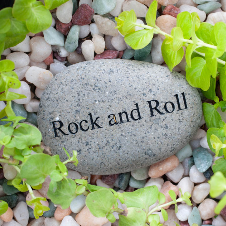 MINI STONE, 2-3" ROCK & ROLL