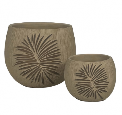 Leaf Petits Pots 5"W X 4.25"H