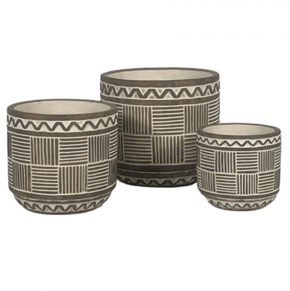 Bari Petits Pots  5.5"W X 5.25"H