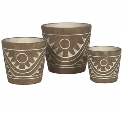 Cortenza Petits Pots 7"W X 6.25"H