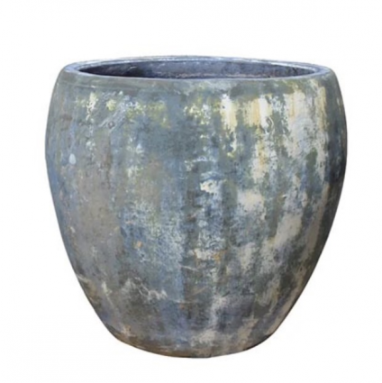 Denim Blue Paolo Pumice Planter 19"