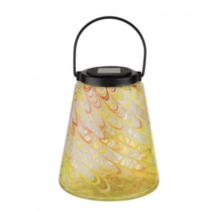 Solar Murano Amber Lantern