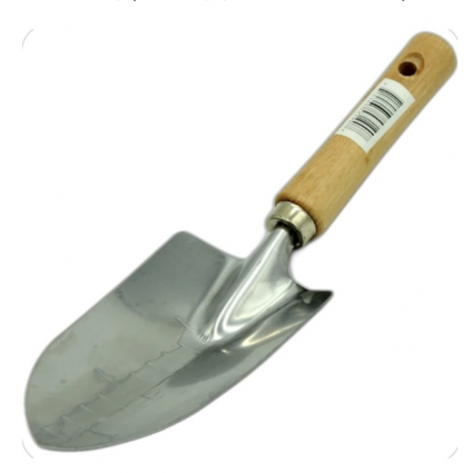 Wood Handled Planting Trowel