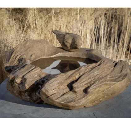 BIRDBATH, DRIFTWOOD PERCH 46#