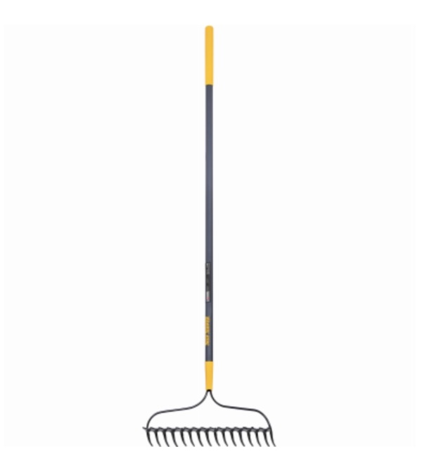 Razor-Back Bow Rake, Fiberglass, 60-In. Handle