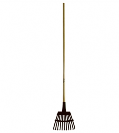 Flex Rake Shrub Rake  8" Head, 48" Hardwood Handle