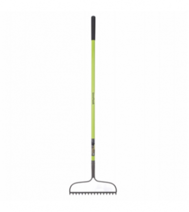 Heavy-Duty Steel Head Bow Rake  16 Tines